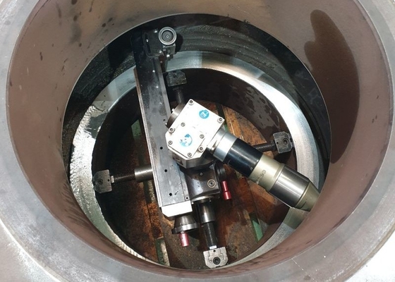 取付けられた空気のフランジの表面仕上げ機械610mm RTJフランジの水線処理の中